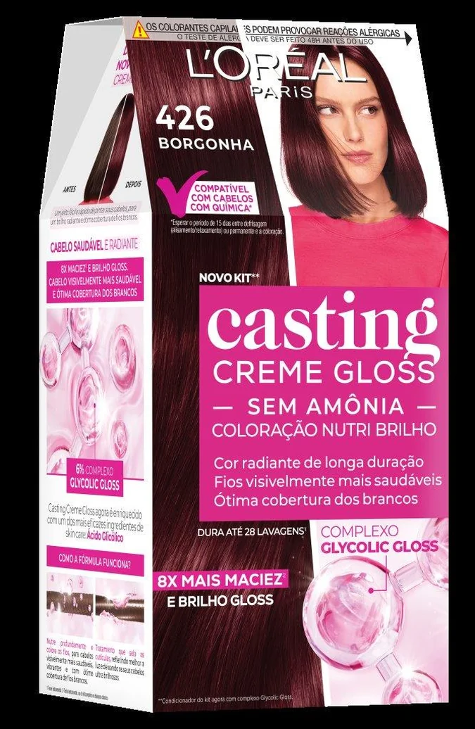 L'Oréal Paris lança coloração com ácido glicólico