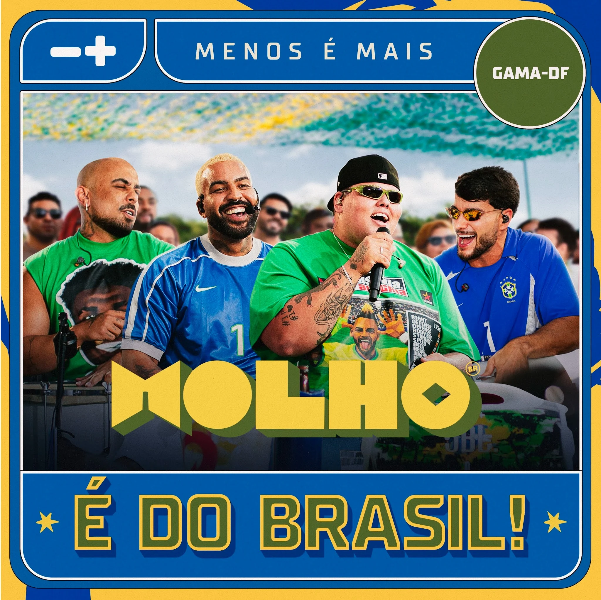 Menos é Mais lança "Champanhe" com pagode e brasilidade