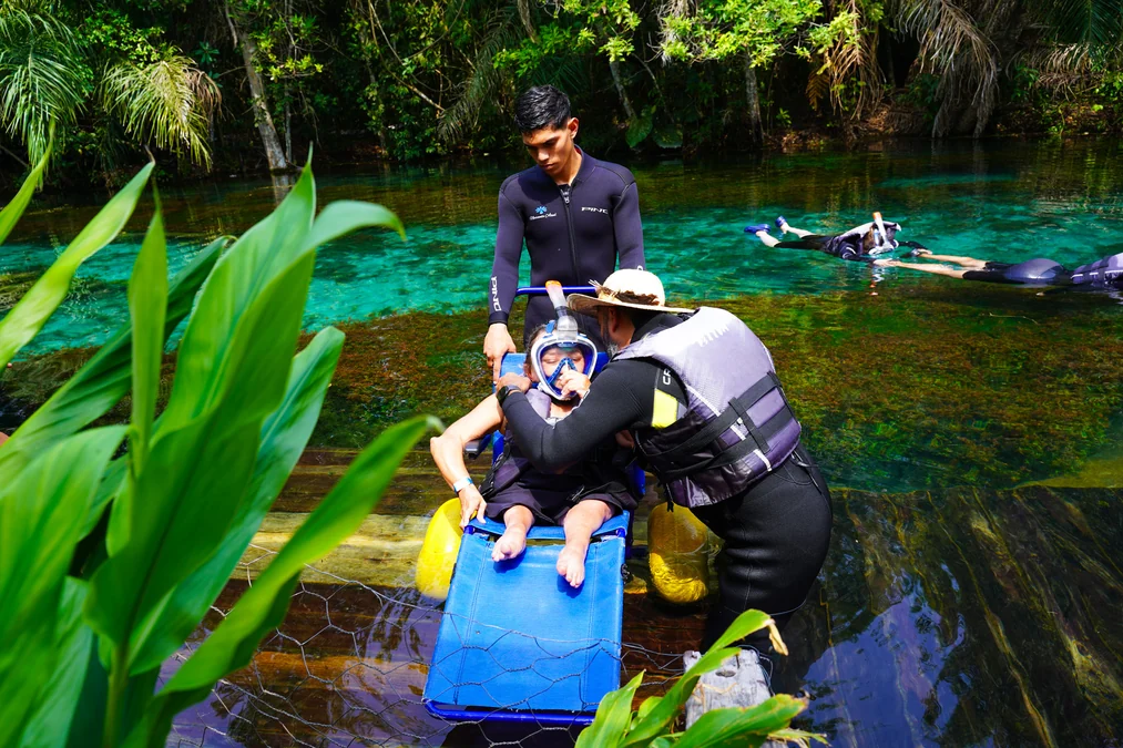 Nascente Azul lidera rota de turismo acessível no MS