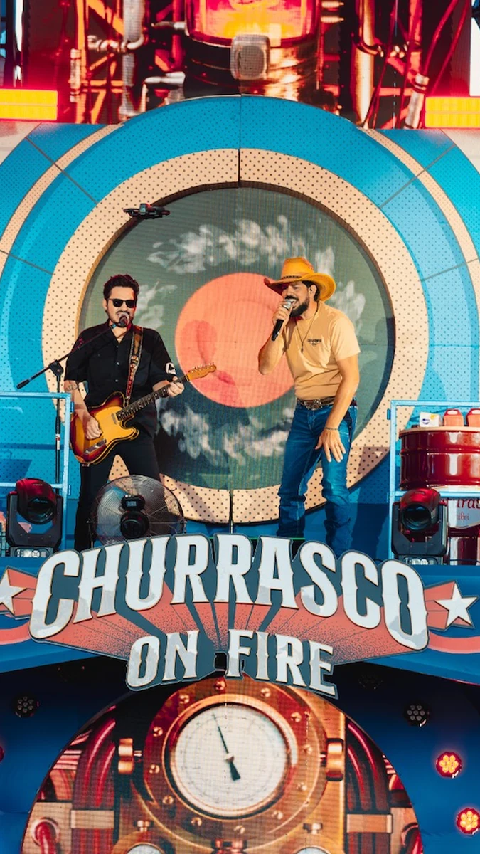 O churrasco virou espetáculo em Blumenau