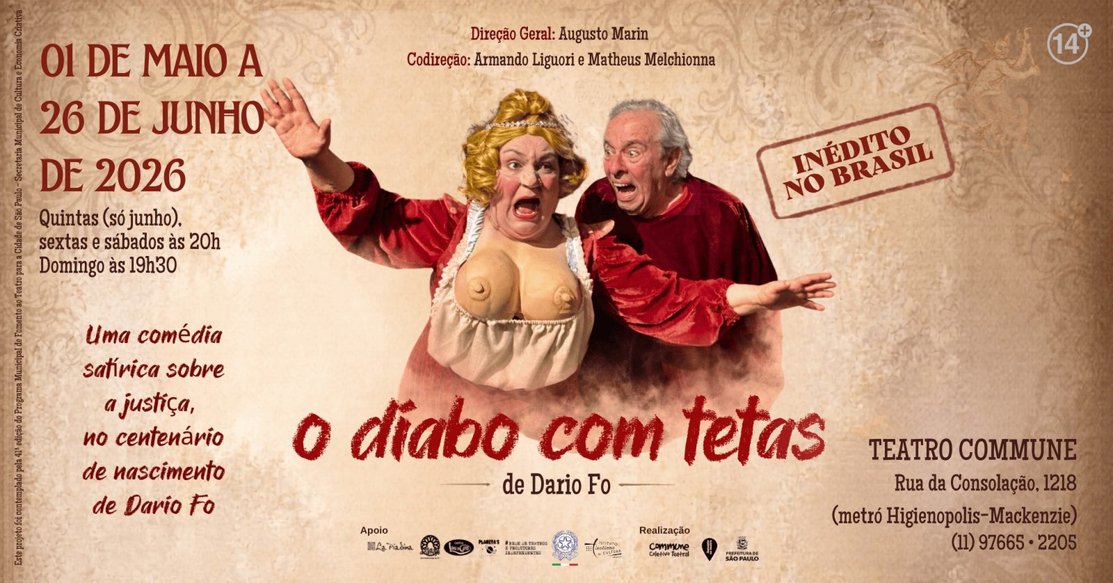 O diabo que entrou no corpo errado chega aos palcos