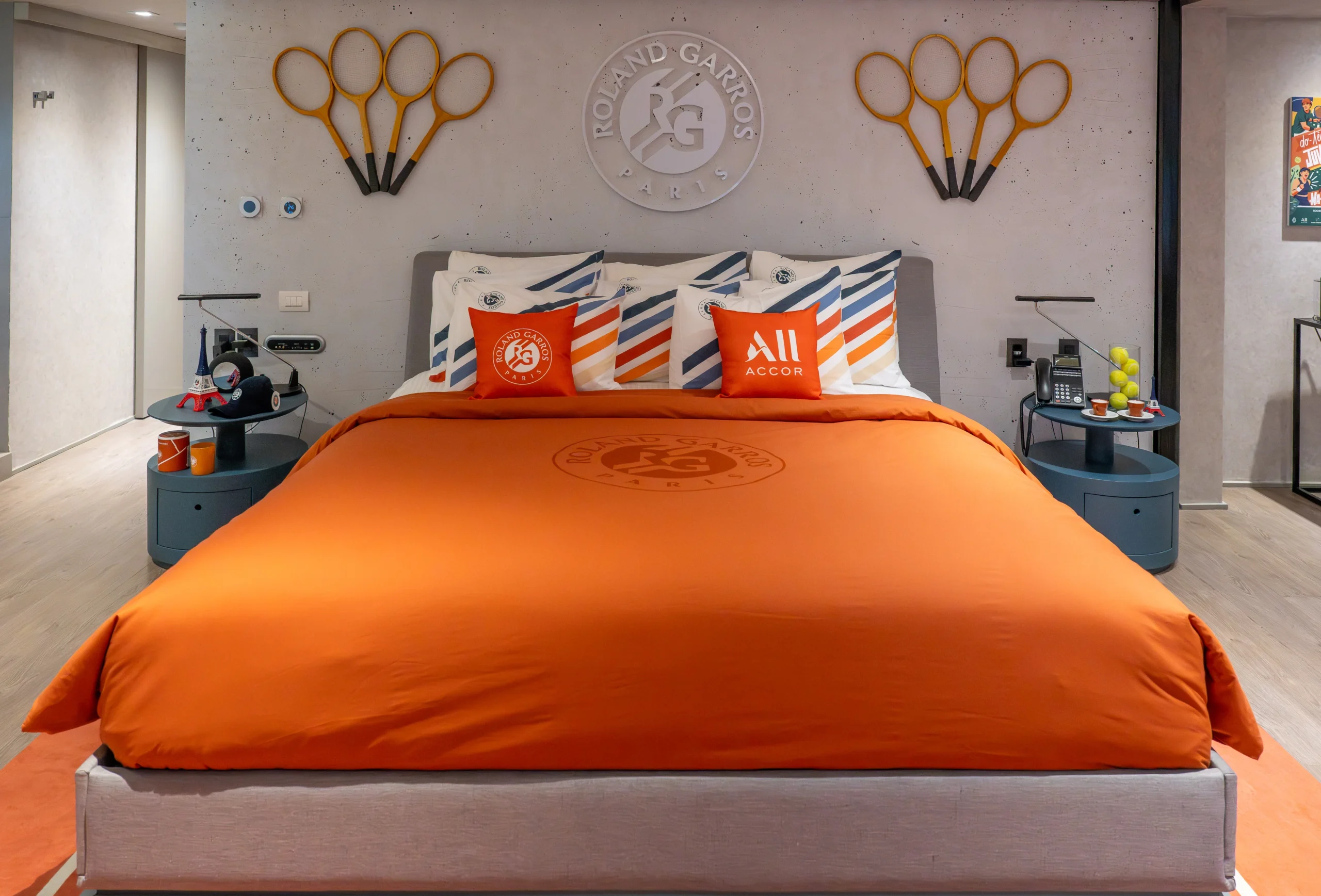 Pullman Ibirapuera estreia suíte temática do Roland-Garros