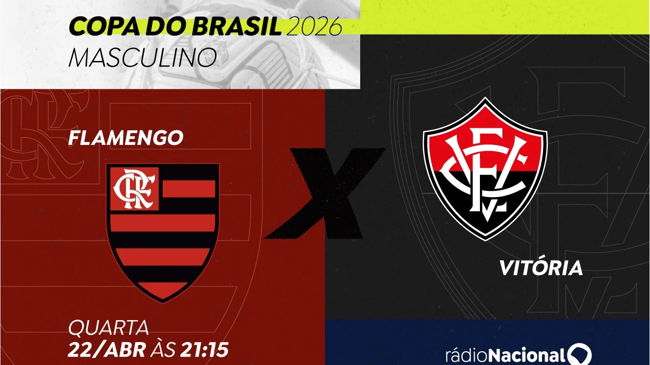 Rádio Nacional transmite Flamengo x Vitória pela Copa do Brasil