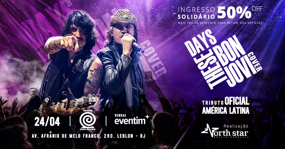 These Days traz Bon Jovi de volta ao Rio após 10 anos