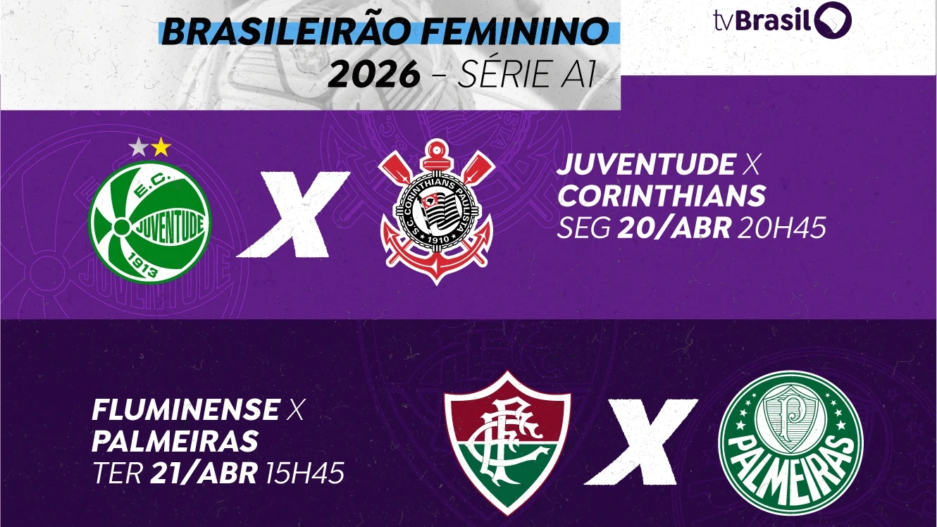 TV Brasil transmite dois jogos do Brasileirão Feminino