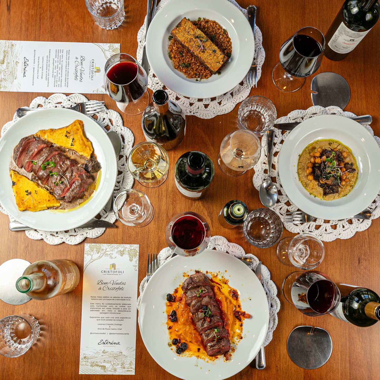 Vinhos guiam pratos no novo menu do Esterina