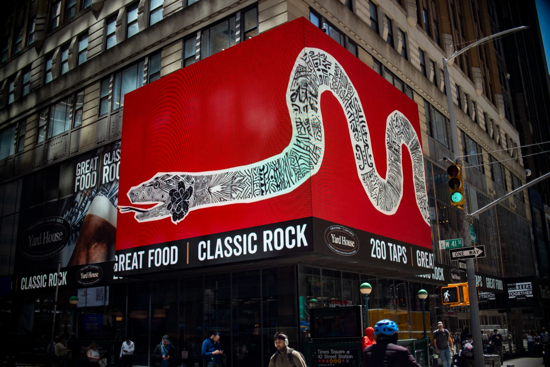Brazilian art takes over Times Square screens