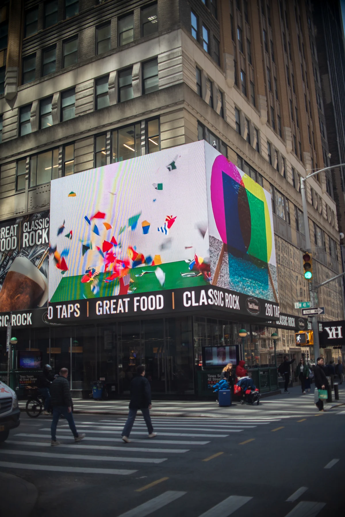Brazilian art takes over Times Square screens