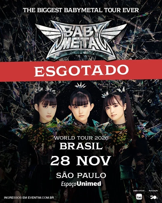 BABYMETAL esgota São Paulo antes mesmo de tocar
