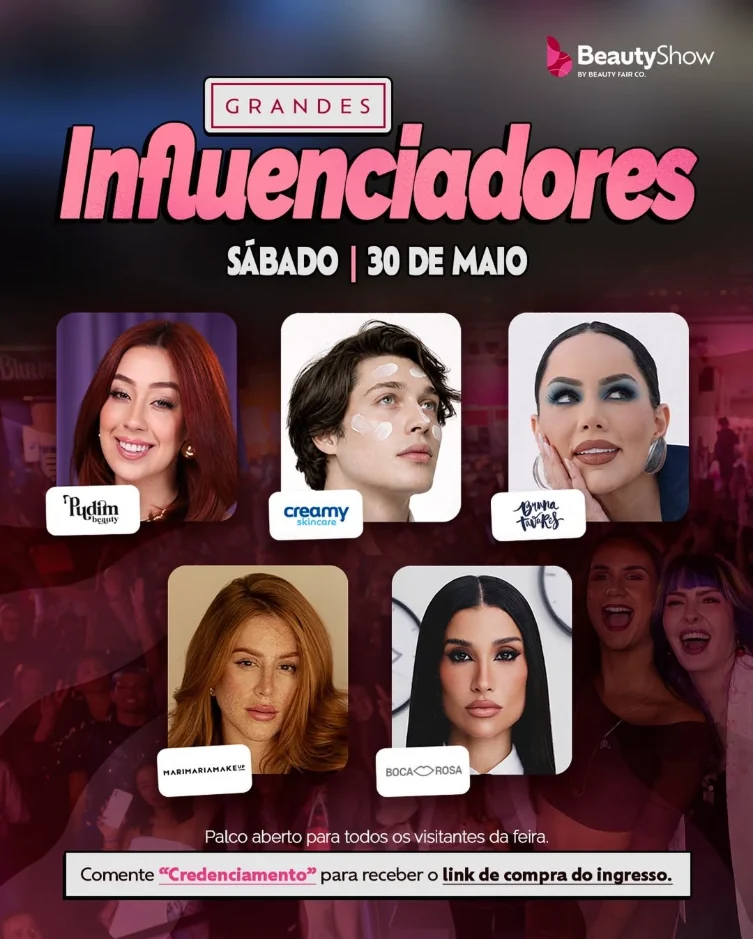 Beauty Show 2026 aposta em creators para mover o setor