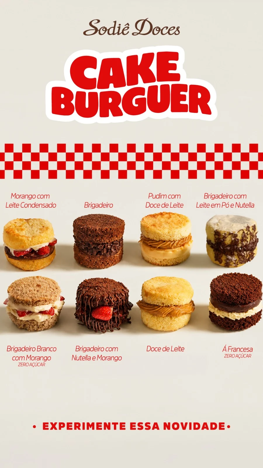 Cake Burguer vira aposta da Sodiê Doces