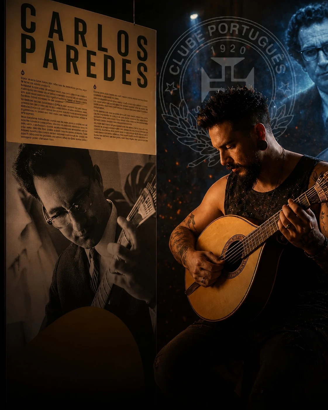 Carlos Paredes ganha imersão viva em São Paulo