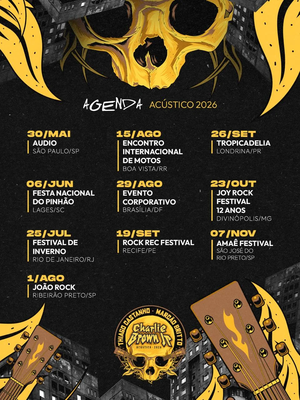 Charlie Brown Jr. Acústico: a turnê que reacende uma era