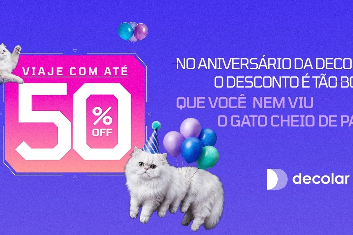 Decolar corta 50% e transforma sonhos em viagens reais