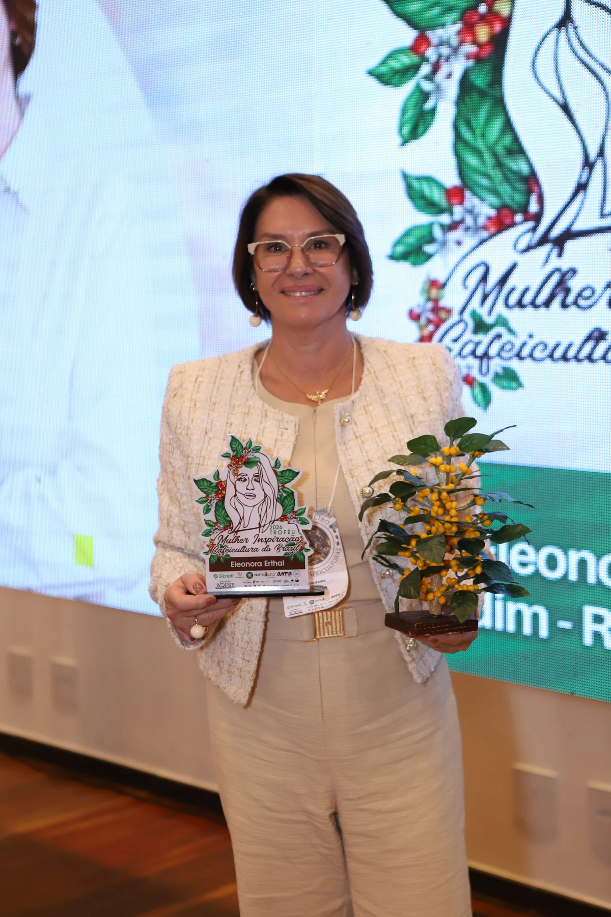 Empresária do RJ conquista prêmio nacional no café