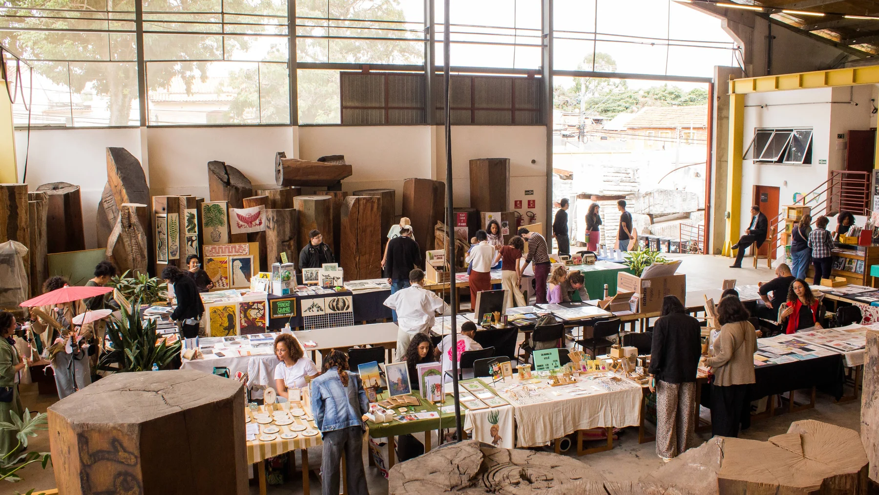 Feira da Gamela amplia acesso à arte na Virada