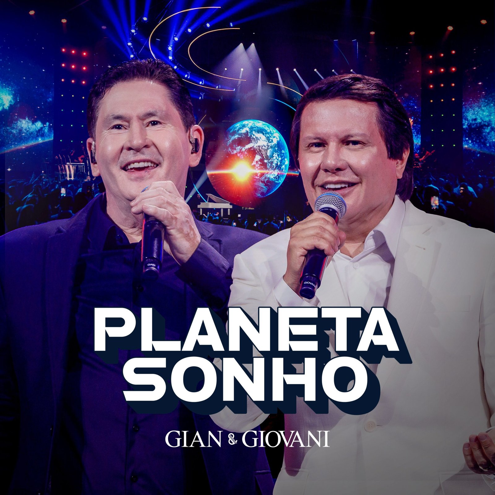 Gian & Giovani e Bruno & Marrone juntos no DVD Planeta Sonho