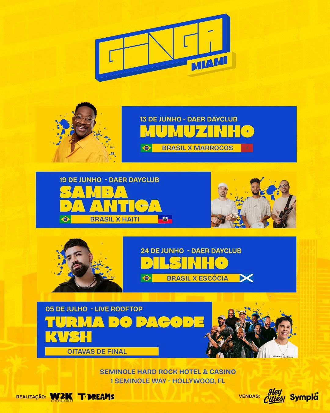 GINGA leva pagode e futebol a Miami na Copa 2026 1 GINGA leva pagode e futebol a Miami na Copa 2026