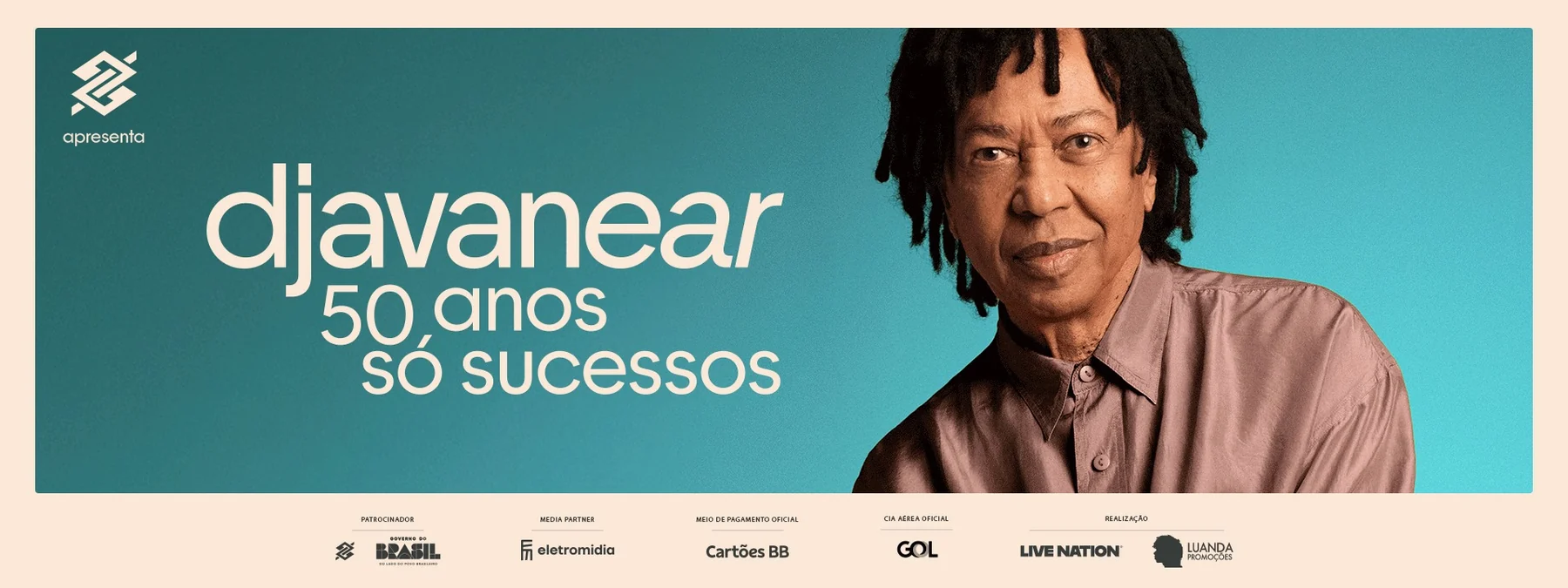 GOL entra na turnê de Djavan com desconto para clientes