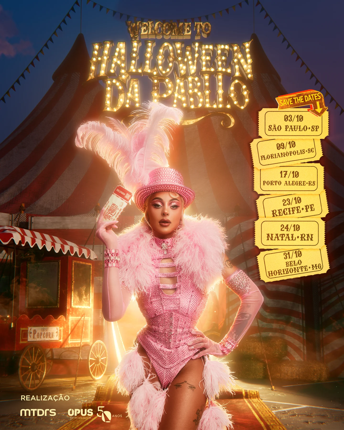 Halloween da Pabllo cresce e chega a novas cidades