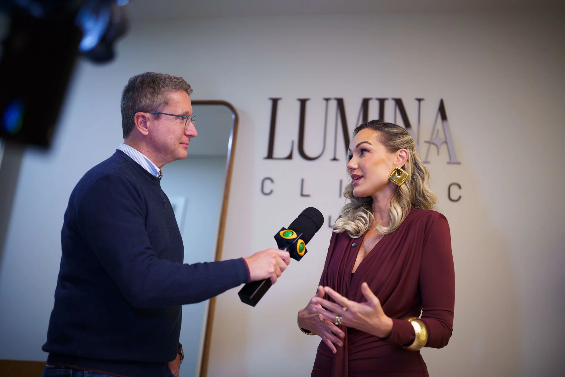 Luísa Caser inaugura a Lumina Clinic em Florianópolis