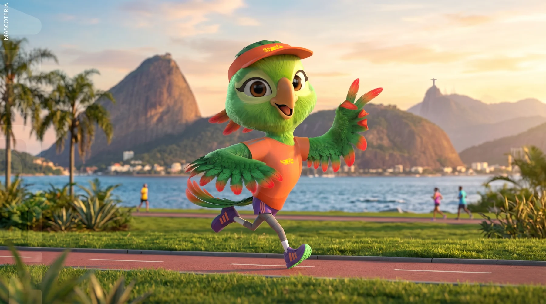 Maratona do Rio ganha primeira mascote em 24 anos 1 Maratona do Rio ganha primeira mascote em 24 anos