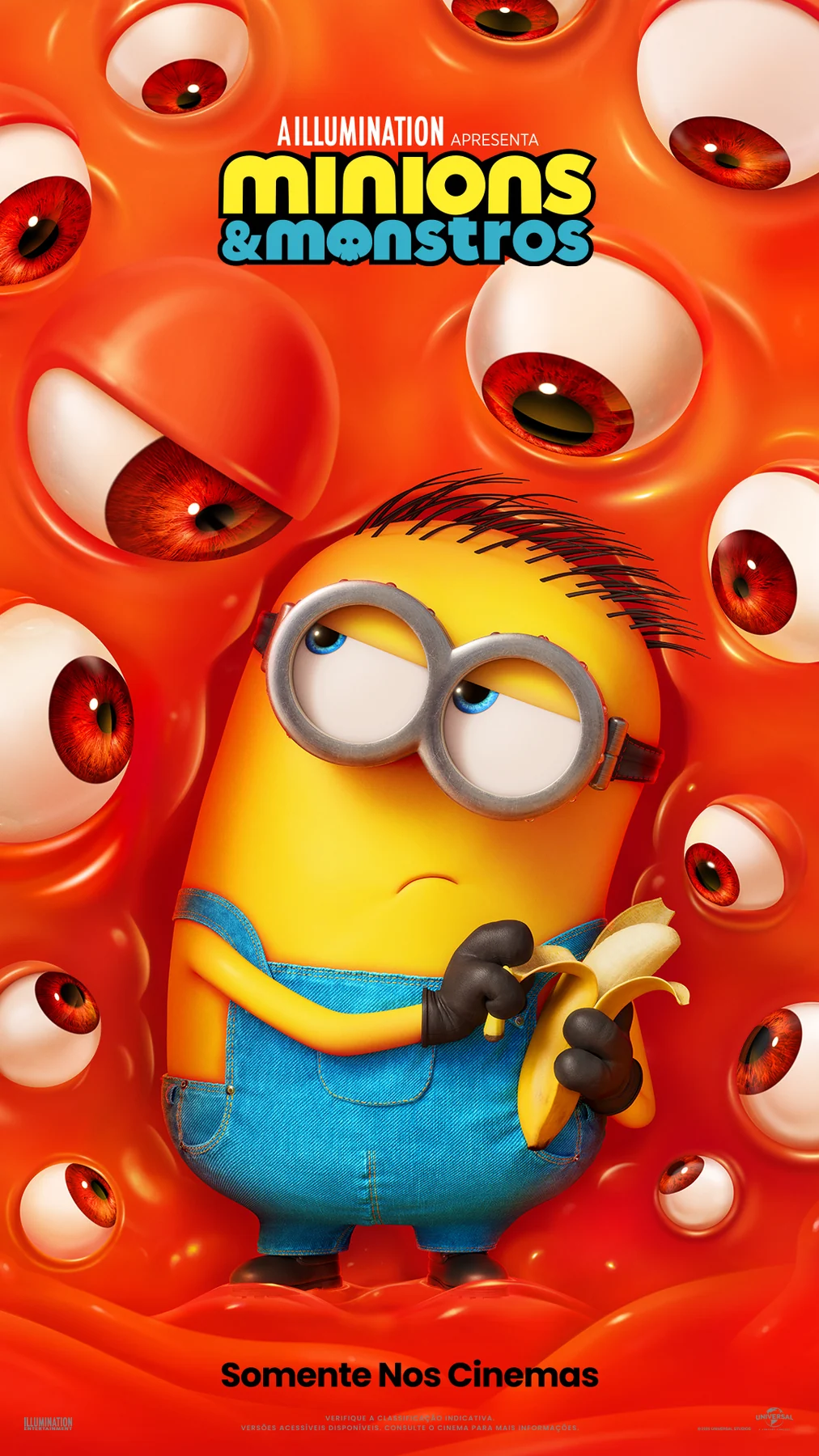 Novos pôsteres de "Minions & Monstros" revelam James