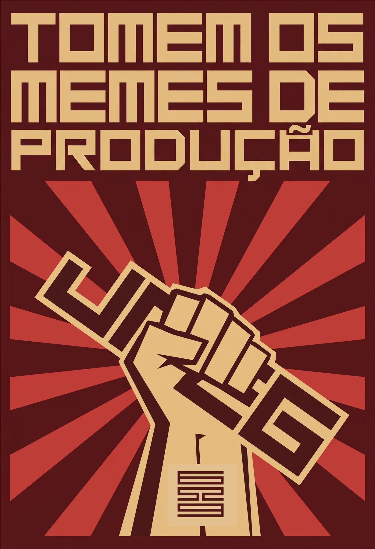 O meme que virou arte política no subsolo de SP