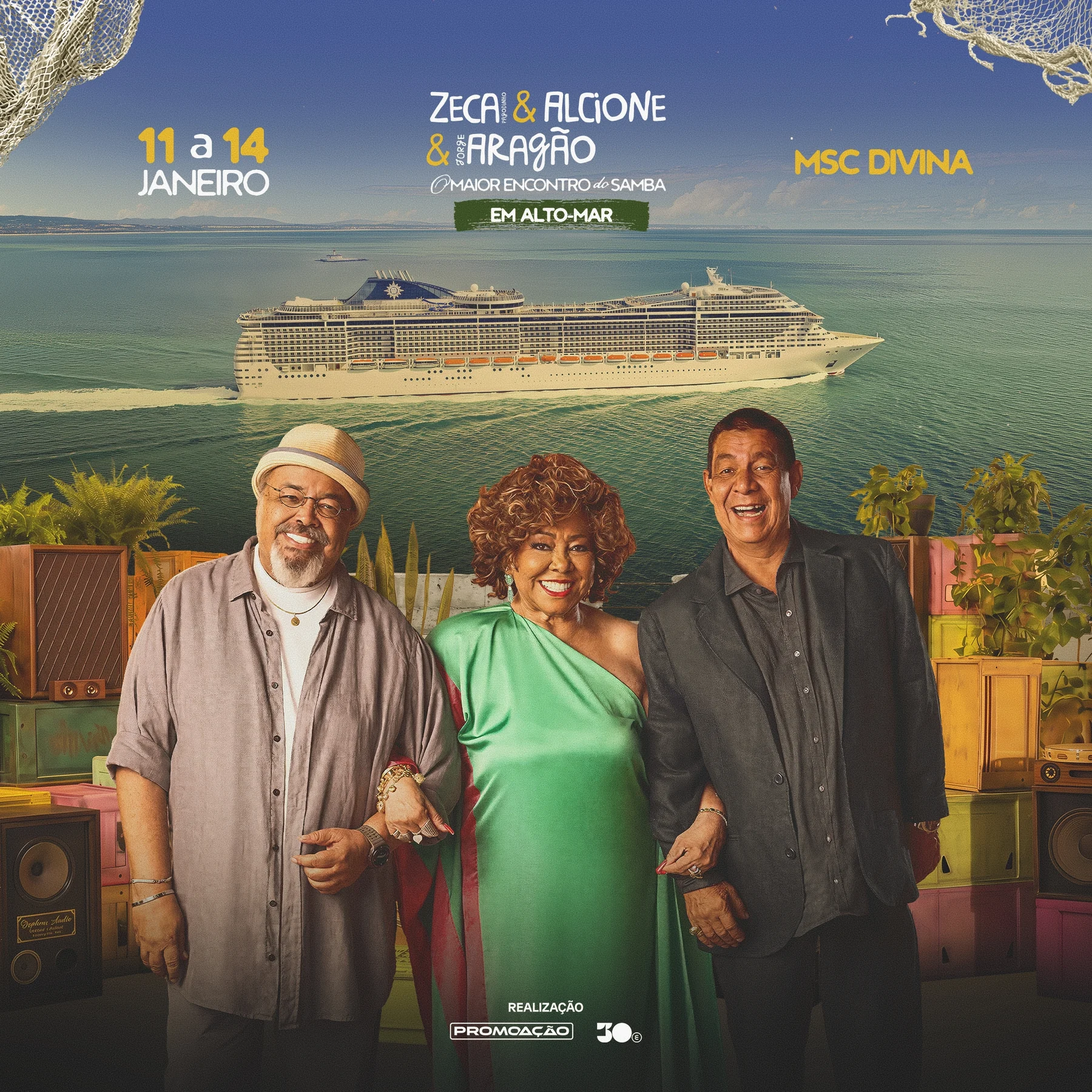 O samba ganha o mar em encontro histórico no Brasil