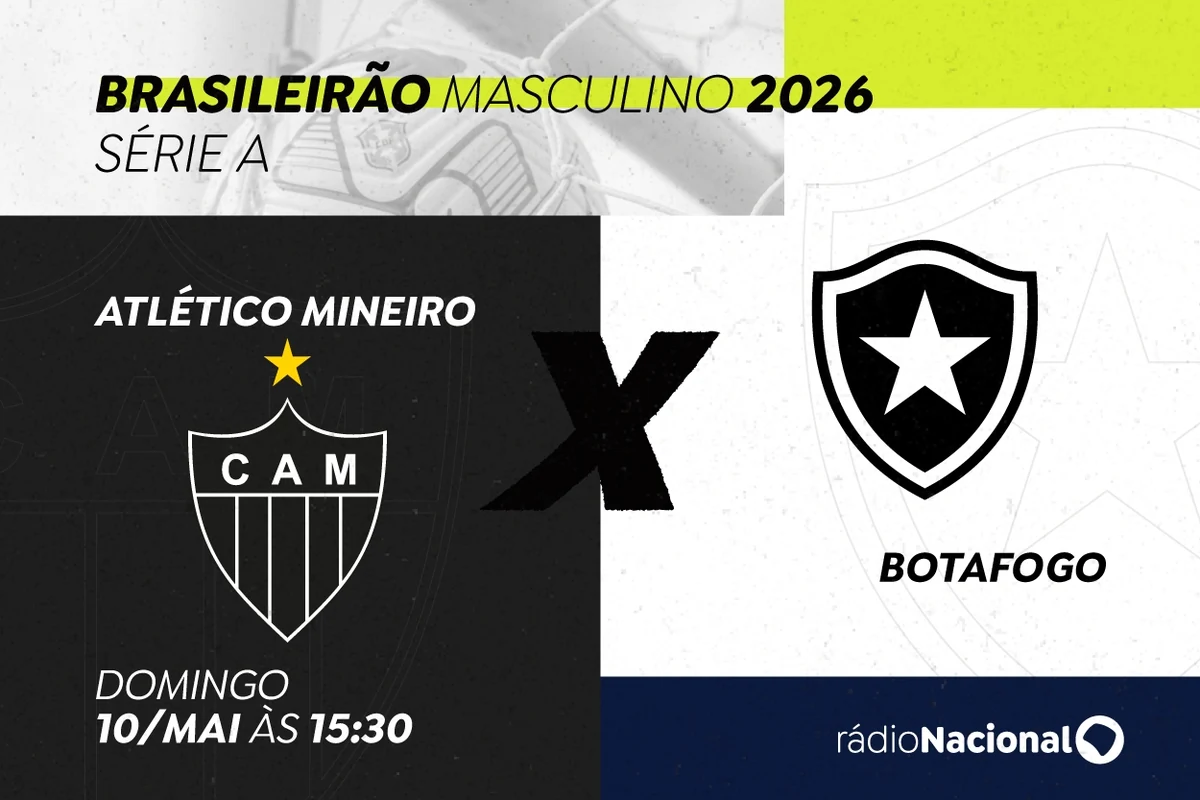 Rádio Nacional leva Atlético-MG x Botafogo ao vivo neste domingo radio nacional leva atletico mg x botafogo ao vivo neste domingo featured