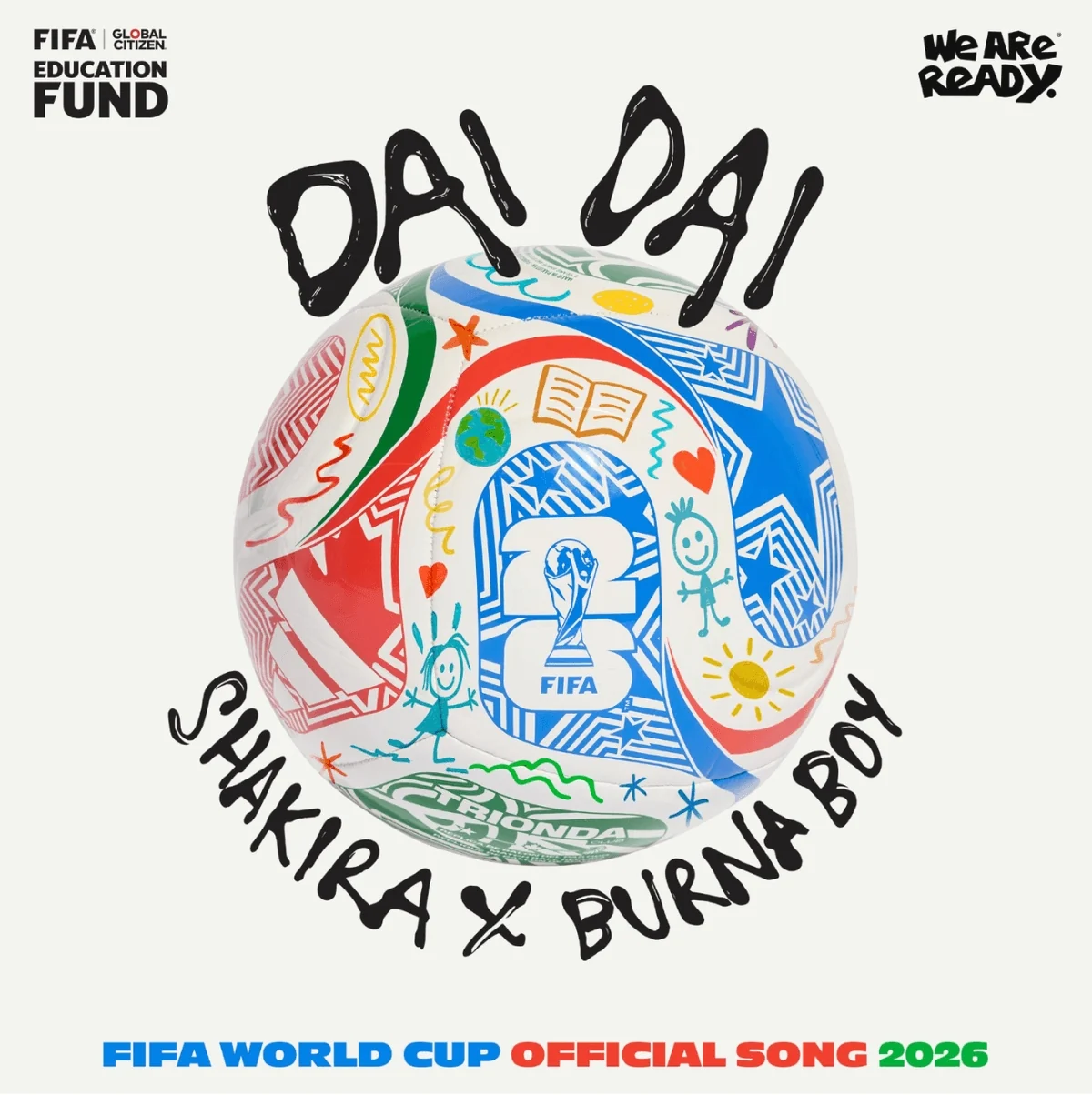 Shakira e Burna Boy lançam o hino da Copa 2026
