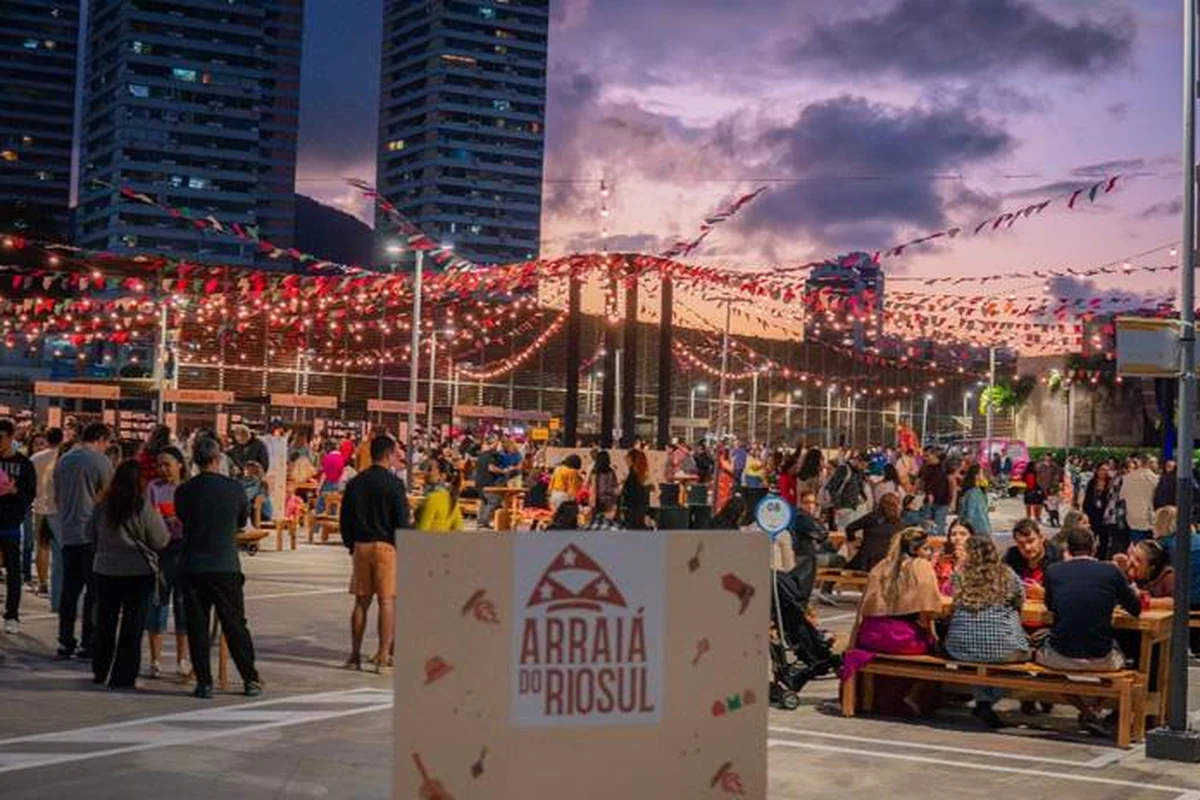 arraia do riosul transforma botafogo em polo junino com shows e gastronomia featured