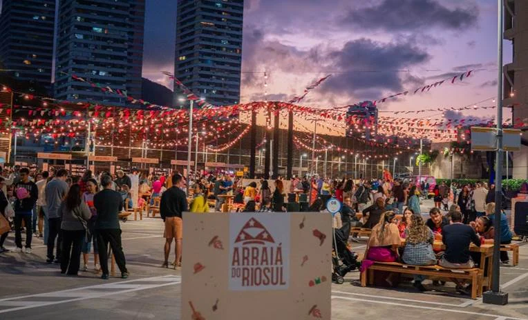 Arraiá do RIOSUL transforma Botafogo em polo junino com shows e gastronomia