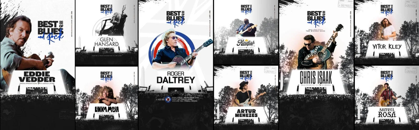 Best of Blues and Rock abre vendas com Eddie Vedder e Daltrey
