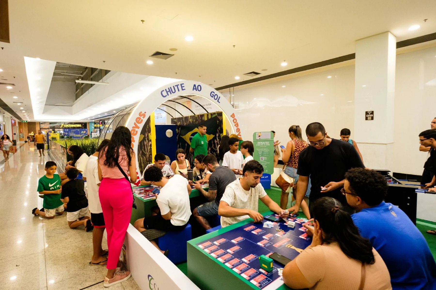 Carioca Shopping cria arena temática para a Copa 2026