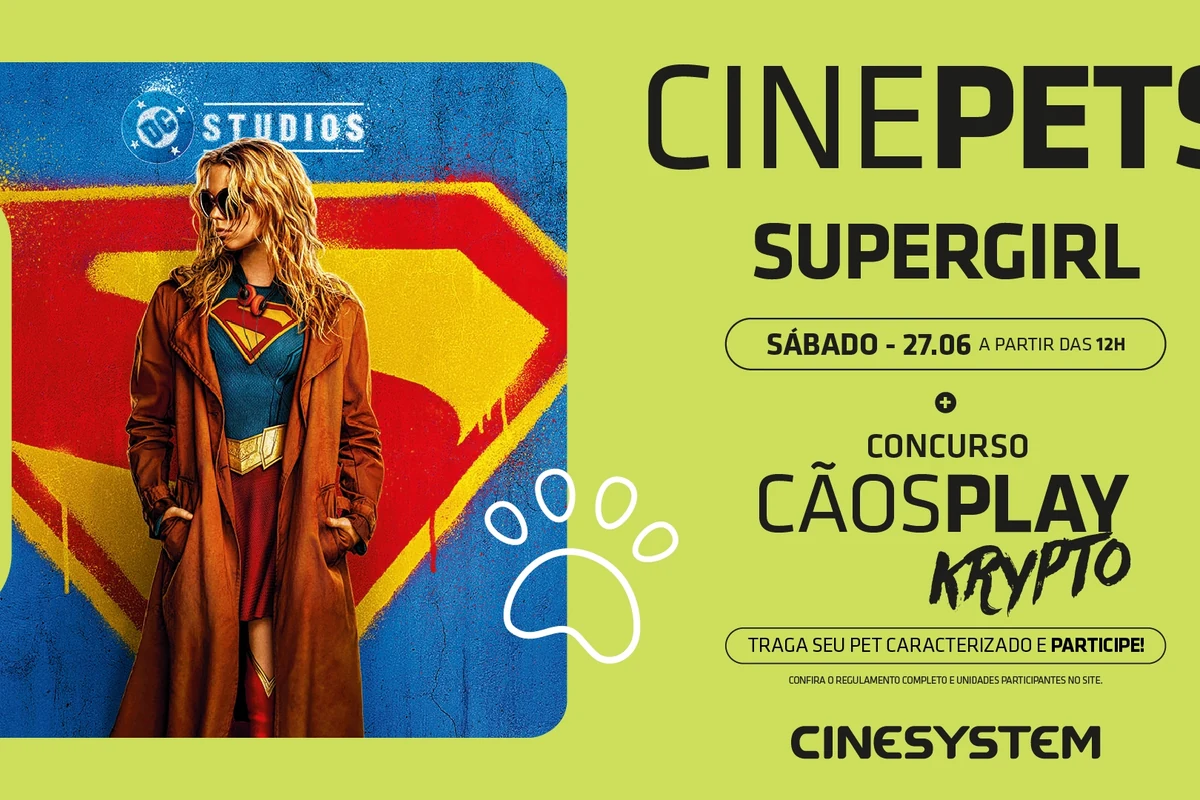 Cine Pets leva Supergirl aos cinemas com concurso de cãosplay do Krypto cine pets leva supergirl aos cinemas com concurso de caosplay do krypto featured