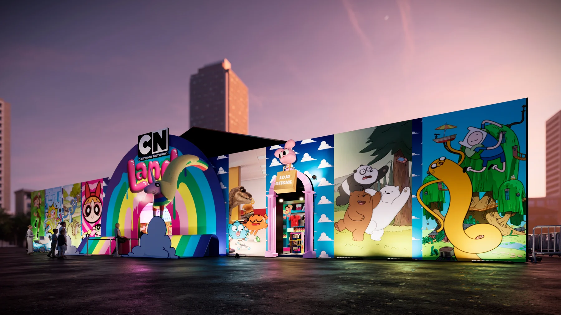 CN Land transforma Shopping Center Norte em parque do Cartoon Network 1 CN Land transforma Shopping Center Norte em parque do Cartoon Network