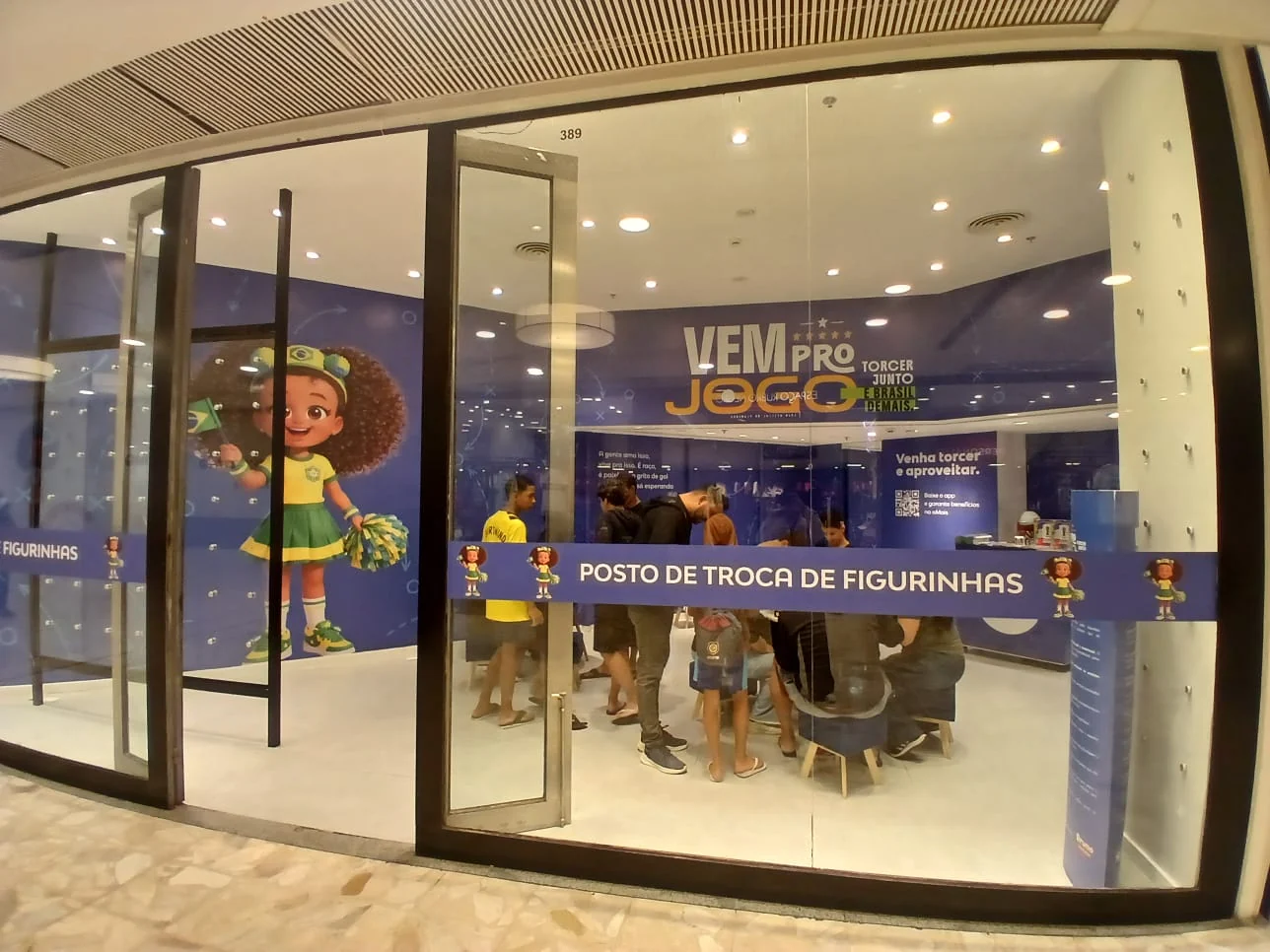 Copa 2026 transforma Madureira Shopping em ponto de torcida no Rio