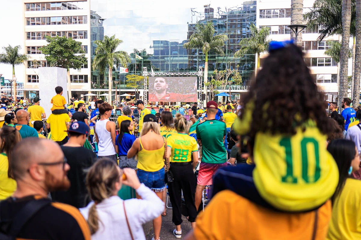 Copa vira experiência urbana em três espaços da Grande Florianópolis