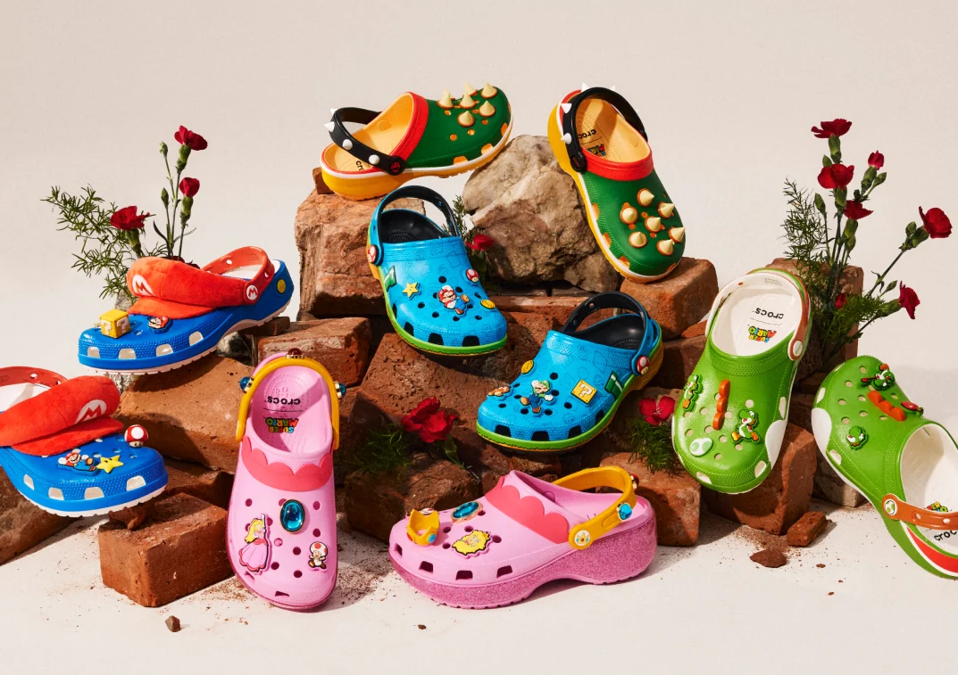 Crocs lança coleção de Super Mario no Brasil com modelos inéditos