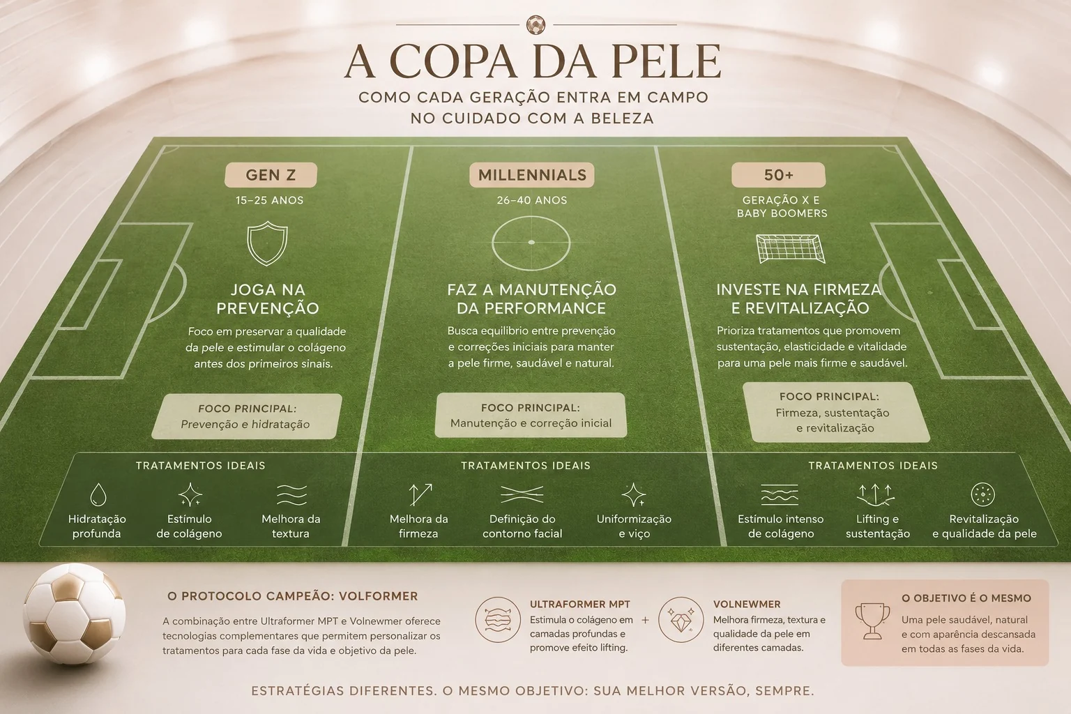 Da geração Z aos 50+: como muda o jogo da longevidade da pele