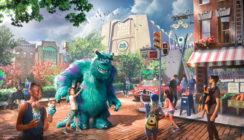 Disney revela história inédita da área de Monstros S.A. nos parques