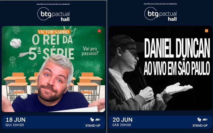 Do deboche ao caos digital: Sarro e Duncan agitam o BTG Hall