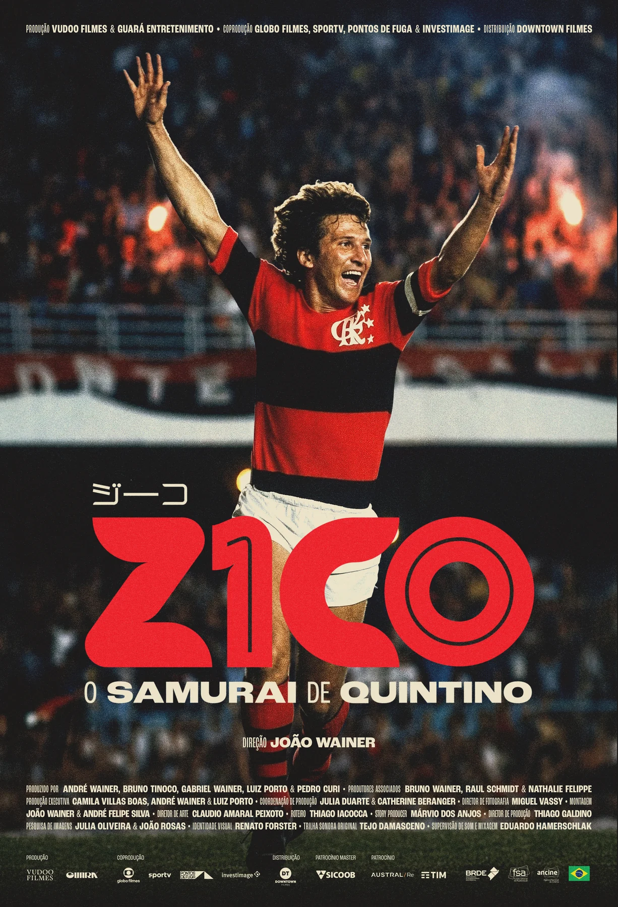 Documentário sobre Zico ultrapassa 65 mil espectadores e chega ao streaming