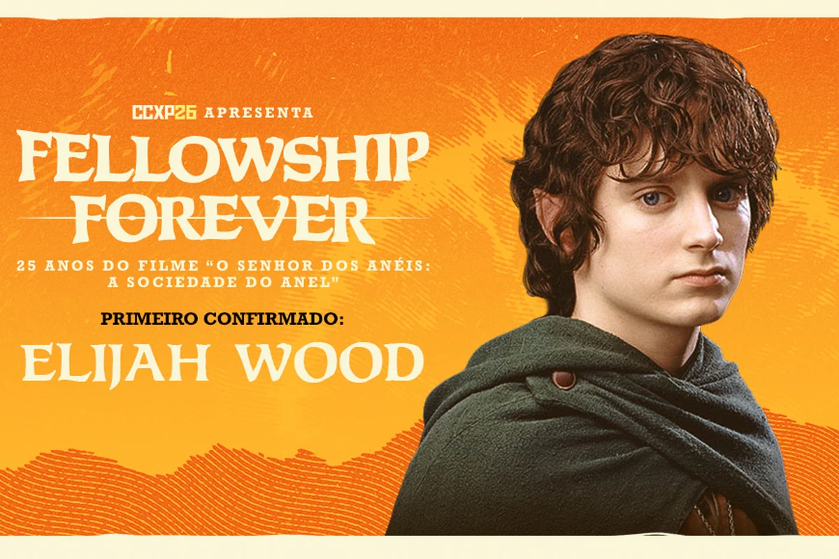 Elijah Wood vem à CCXP26 e abre celebração histórica de Senhor dos Anéis