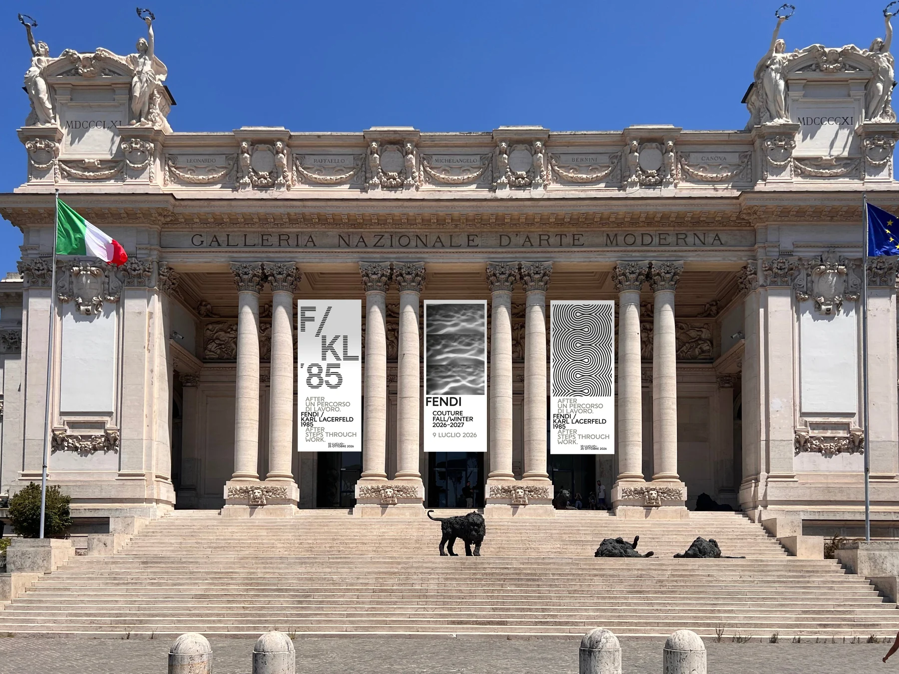 FENDI leva alta-costura a museu icônico de Roma em julho