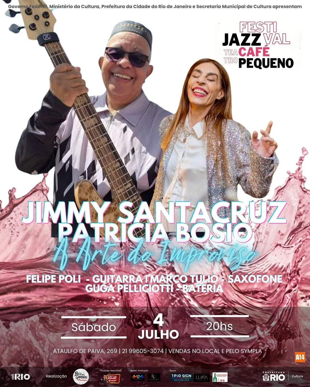 Festival de Jazz do Café Pequeno reúne lendas no Leblon em 2026