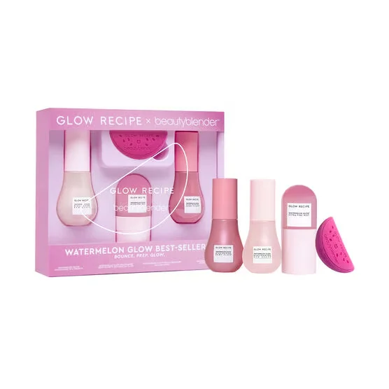 Glow Recipe e Beautyblender lançam kit exclusivo de glow no Brasil