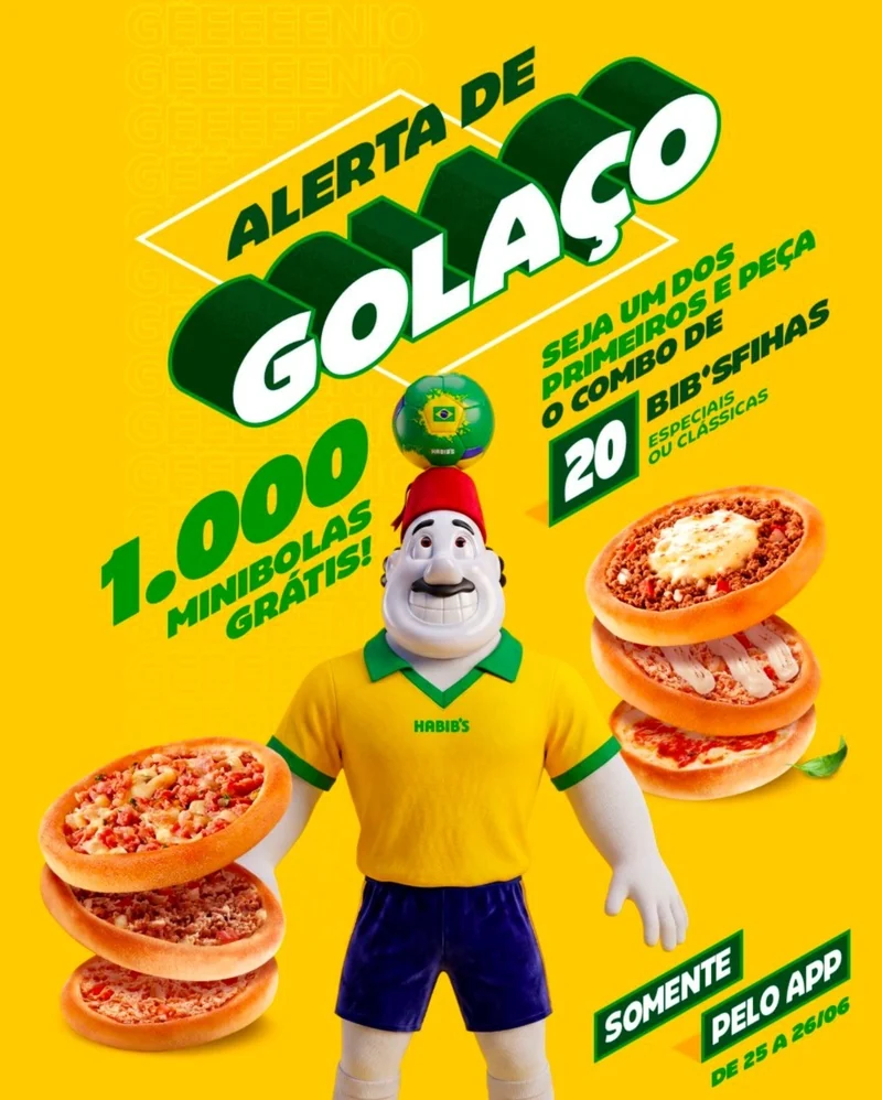 Habib’s distribui minibolas colecionáveis em ação limitada no app