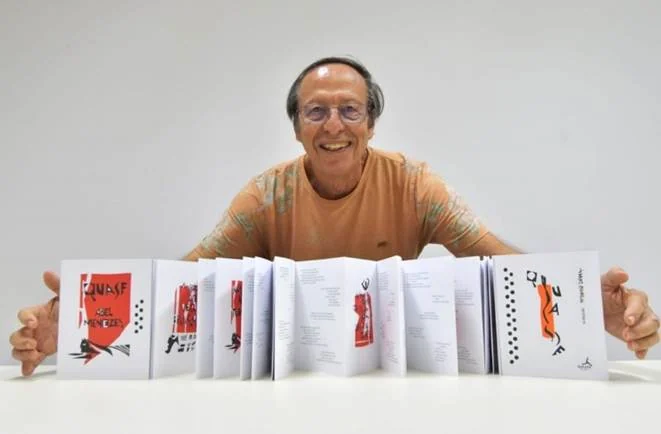 Livro-sanfona ‘Quase’ transforma poesia em experiência sensorial
